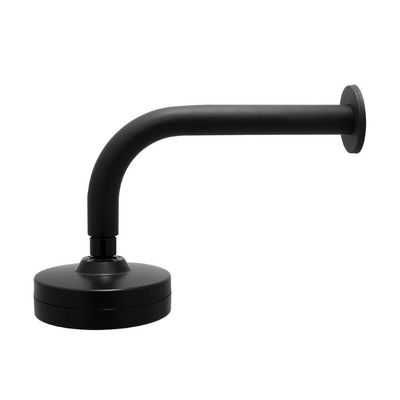Chuveiro Ducha Autolimpante Redondo Preto Black Articulável Solar Ou A Gás