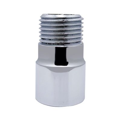 Extensor Aumento Prolongador Curto 4cm Cromado Para Torneira E Chuveiro Rosca 1/2"