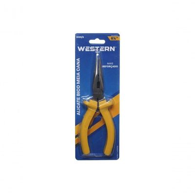 Alicate Bico Western Meia Cana 6 16.5 Cm Amarelo