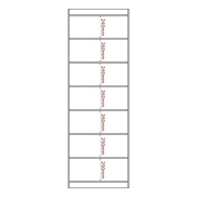 Organizador Delta - Mdp 1 Porta E 1 Gaveta Amêndoa-off White - Lukaliam Móveis