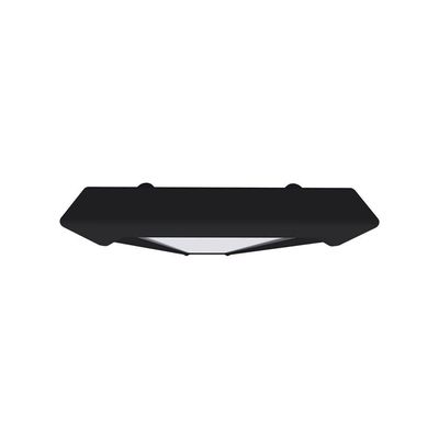 Luminária Led Taschibra Tl Slim 20 De Sobrepor 40w Bivolt Preta 6500k Luz Branca