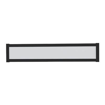 Luminária Led Taschibra Tl Slim 20 De Sobrepor 40w Bivolt Preta 6500k Luz Branca