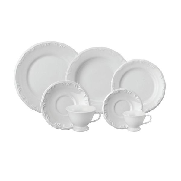 Jogo De Jantar 84 Peças Chá Café Pomerode Porcelana Schmidt