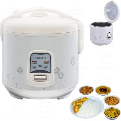 Panela Elétrica De Arroz Riso Branco E Visor De Vidro PAI6X-02 Agratto 220V