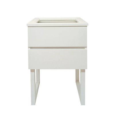 Mesa De Cabeceira Lateral De Apoio Penteadeira Branco Laca