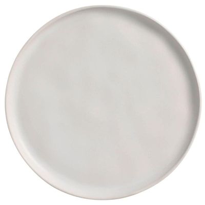 Conjunto com 6 Pratos Rasos Porto Brasil Bio Vit em Stoneware 27,5 cm  Cinza