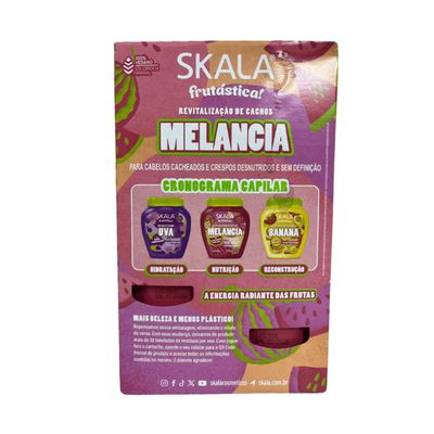 Kit Skala Creme 01 kg Melancia + Shampoo + Condicionador