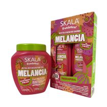 Kit Skala Creme 01 kg Melancia + Shampoo + Condicionador