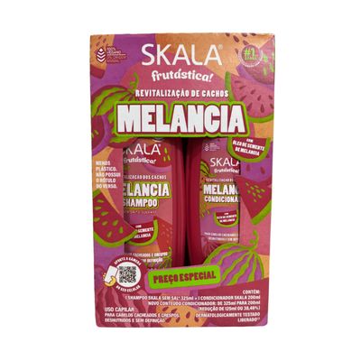 Kit Skala Creme 01 kg Melancia + Shampoo + Condicionador