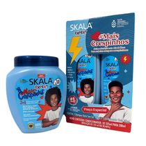 Kit Skala Creme 01 kg Mais Crespinhos + Shampoo + Condicionador