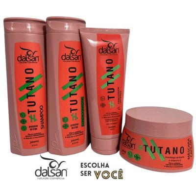 Kit Dalsan Tratamento Cabelo Tutano Cabelos Secos