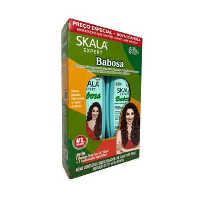 Kit Skala Creme 01 kg Babosa + Shampoo + Condicionador