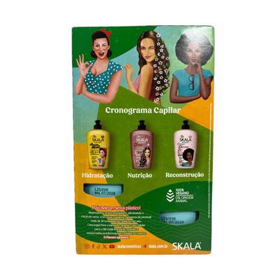 Kit Skala Creme 01 kg Babosa + Shampoo + Condicionador