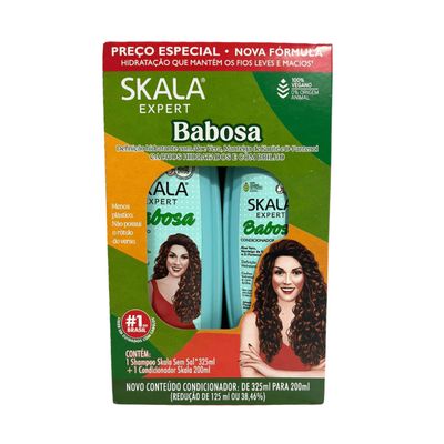 Kit Skala Creme 01 kg Babosa + Shampoo + Condicionador