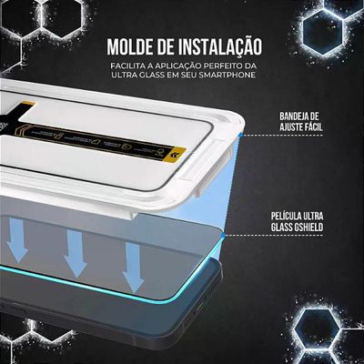 Película para iPhone 17 Pro - Ultra Glass - Preta - Gshield