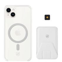 Kit Magsafe - Capa case capinha e Carteira com Kickstand para iPhone 14 Plus - Gshield