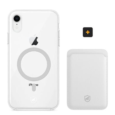 Kit Magsafe - Capa case capinha e Carteira para iPhone XR - Gshield