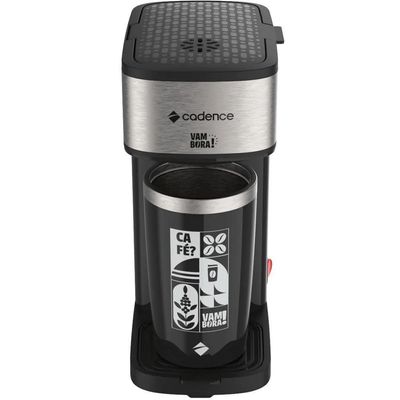 Kit Black Cadence - Cafeteira Vambora E Mixer Inox 220V