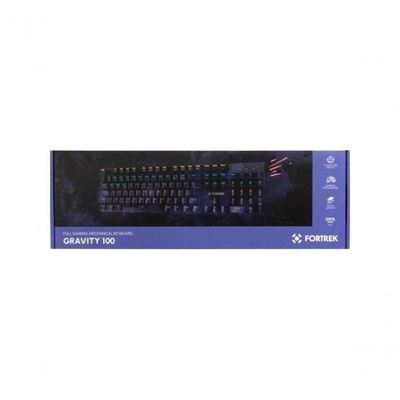 Teclado Gamer Mecânico Fortrek Gravity 100 Fullsized Switch Outemu Red