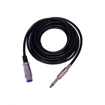 Cabo De Microfone P10 Macho X Cannon Femea