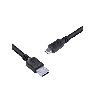 Cabo Usb A 2.0 Macho Para Mini Usb B Macho 28awg Puro Cobre 3 Metros - Puanm2-3