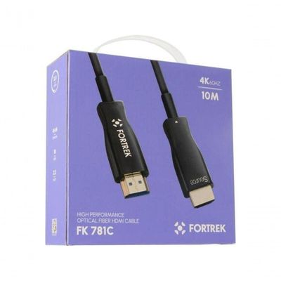 Cabo Hdmi Fibra óptica 4k Fk 781c 10m Fortrek