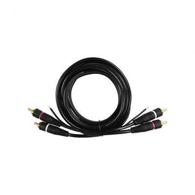 Cabo De Audio Evus C-017 2 Rca Macho X 2 Rca Macho Gold -