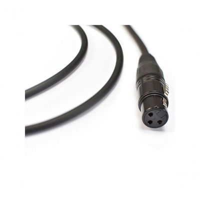 Cabo Para Microfone Xlr Macho - Xlr Femea Ninja Lw 25ft 7,62 Metros Preto