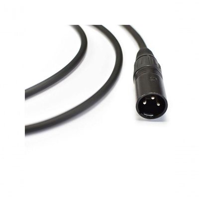 Cabo Para Microfone Xlr Macho - Xlr Femea Ninja Lw 25ft 7,62 Metros Preto