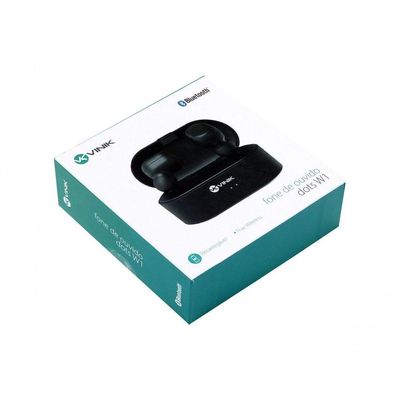 Fone De Ouvido Bluetooth Dots W1 Tws - Preto