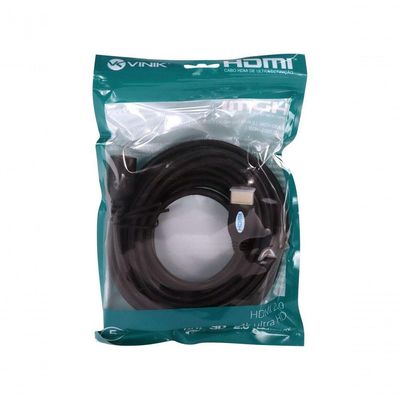 Cabo Extensor Hdmi 2.0 4k Ultra Hd 3d Conexão Ethernet 5 Metros - H20f-5