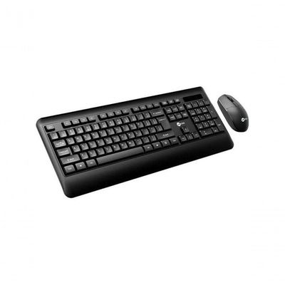 Kit Teclado E Mouse Lecoo Kw202 Sem Fio Preto