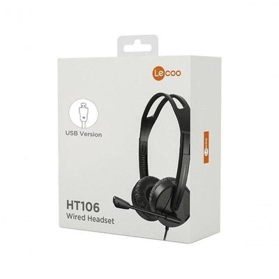 Fone De Ouvido Com Microfone Usb Lecoo Ht106