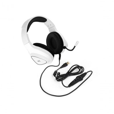 Fone De Ouvido Headset Gamer Chroma Usb 7.1 Rgb Branco - Gh802