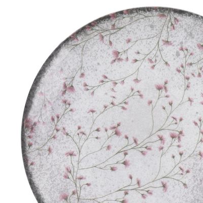 Conjunto 4 Pratos Sobremesa 19cm Porcelana Floralis Tramontina