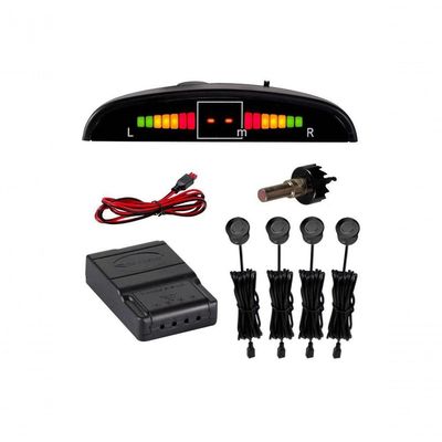 Sensor De Estacionamento Roadstar Rs304br - Preto Fosco