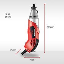 Micro Retífica Mondial Power Tools Fmr-01 127v Vermelho