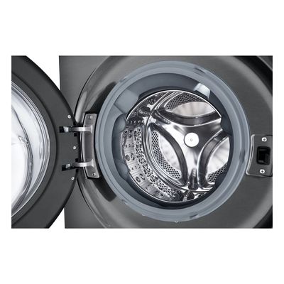 Lavadora e Secadora LG 14kg Smart WashTower com Inteligência Artificial AIDD WK14BS6A Aço Escovado Preto - 220V