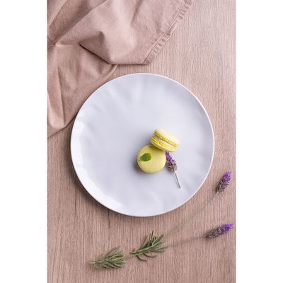 Aparelho de Jantar, Chá, Café e Sobremesa 42 Peças Germer Orgânico em Porcelana – Branco