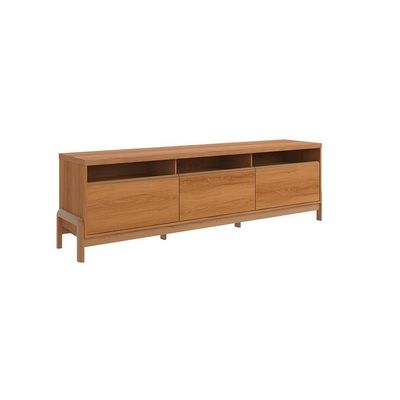 Rack Para Tv Até 70 Polegadas 1 Porta E 2 Gavetas Elegance 2,13m Lukaliam Móveis Jequitiba Jequitiba