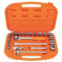 Maleta Com Soquetes Xtractor Plus E Acessórios 1/2" Milímetros - 23 Peças Tramontina Pro Tramontina