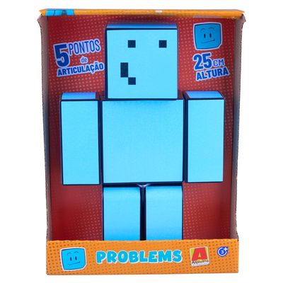 Boneco Gamer Turma do Problems 25cm Algazarra