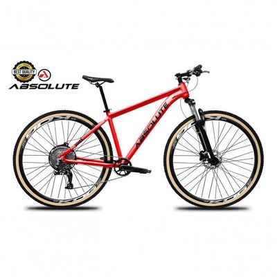 Bicicleta Aro 29 Nero 5 Peças Inteira 12v Garfo Trava K7 Pneu  Freio Hidráulico. Vermelho Tam.21