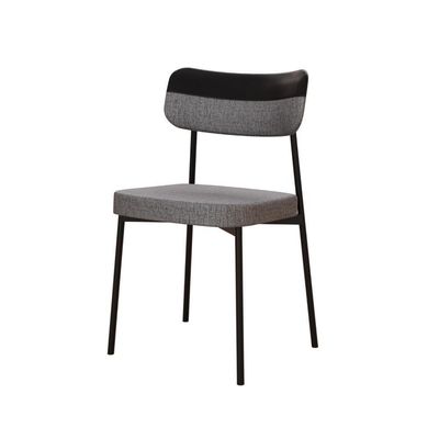 Cadeira Mynna Fixa C/4 Pes 525 X 470 X 790 Mm C/1 Un. Preto Crt Cinza/courino Preto