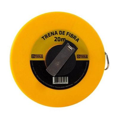 Trena De Fibra 20 Metros Para Construção Civil E Topografia - Dtools