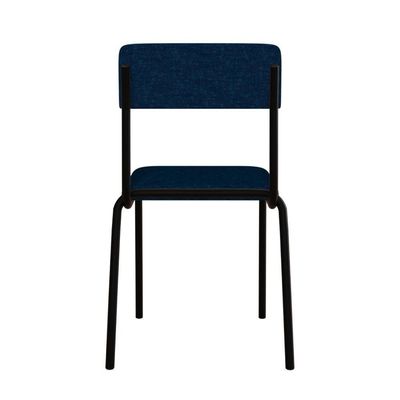 Cadeira Fit Fixa C/4 Pes 475 X 505 X 810 Mm C/2 Un. Corriente Azul Corriente Azul