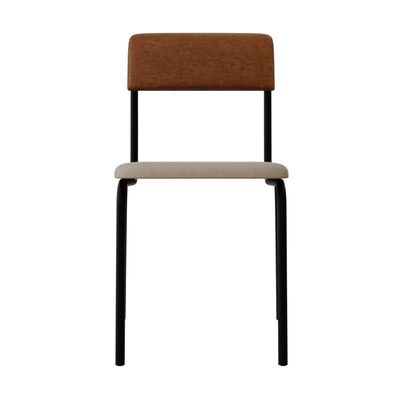 Cadeira Fit Fixa C/4 Pes 475 X 505 X 810 Mm C/4 Un. Caramelo Crt Palha/courino Caramelo