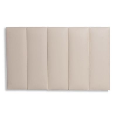Cabeceira Modulada Adesiva Estofada Solteiro - Kit 5 Placas