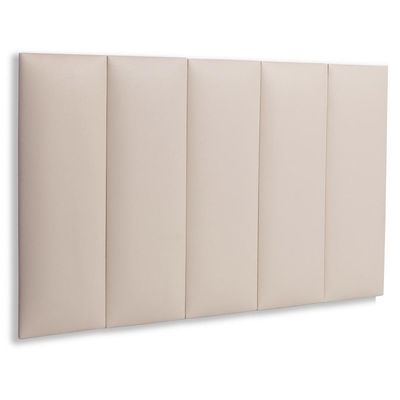 Cabeceira Modulada Adesiva Estofada Solteiro - Kit 5 Placas