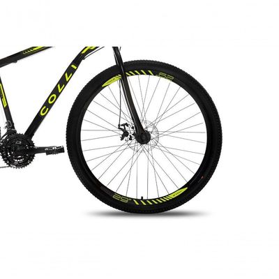 Bicicleta Aro 29 Colli Bike Nantes Freio A Disco Preto/amarelo